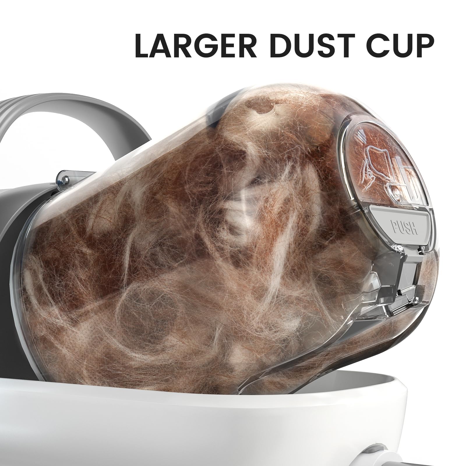 oneisall Dog Grooming Vacuum, Pet Grooming Vacuum with Clipper Nail Grinder, 1.5L Dust Cup Dog deshedding Vacuum Brush with 7 Pet Grooming Tools for Shedding Pet Hair, Home Cleaning(Blue)