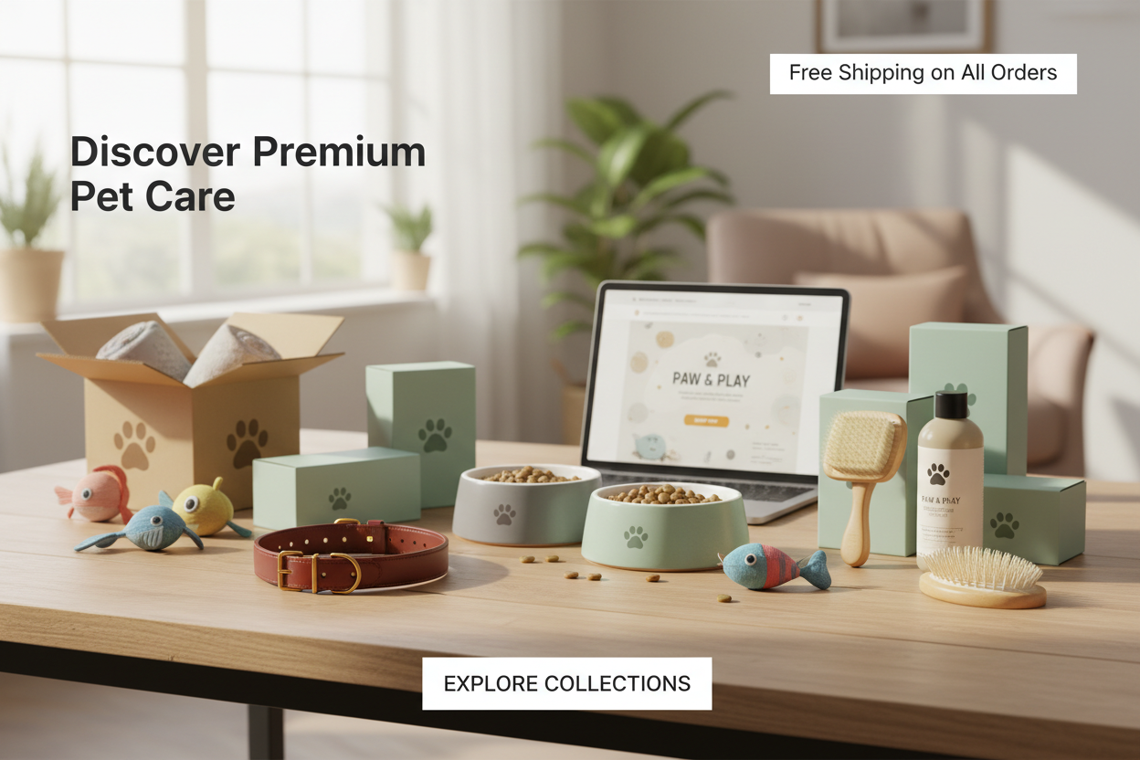 pet product ecommerce store